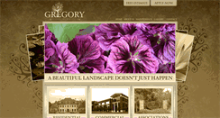 Desktop Screenshot of gregorylandscapeservices.com